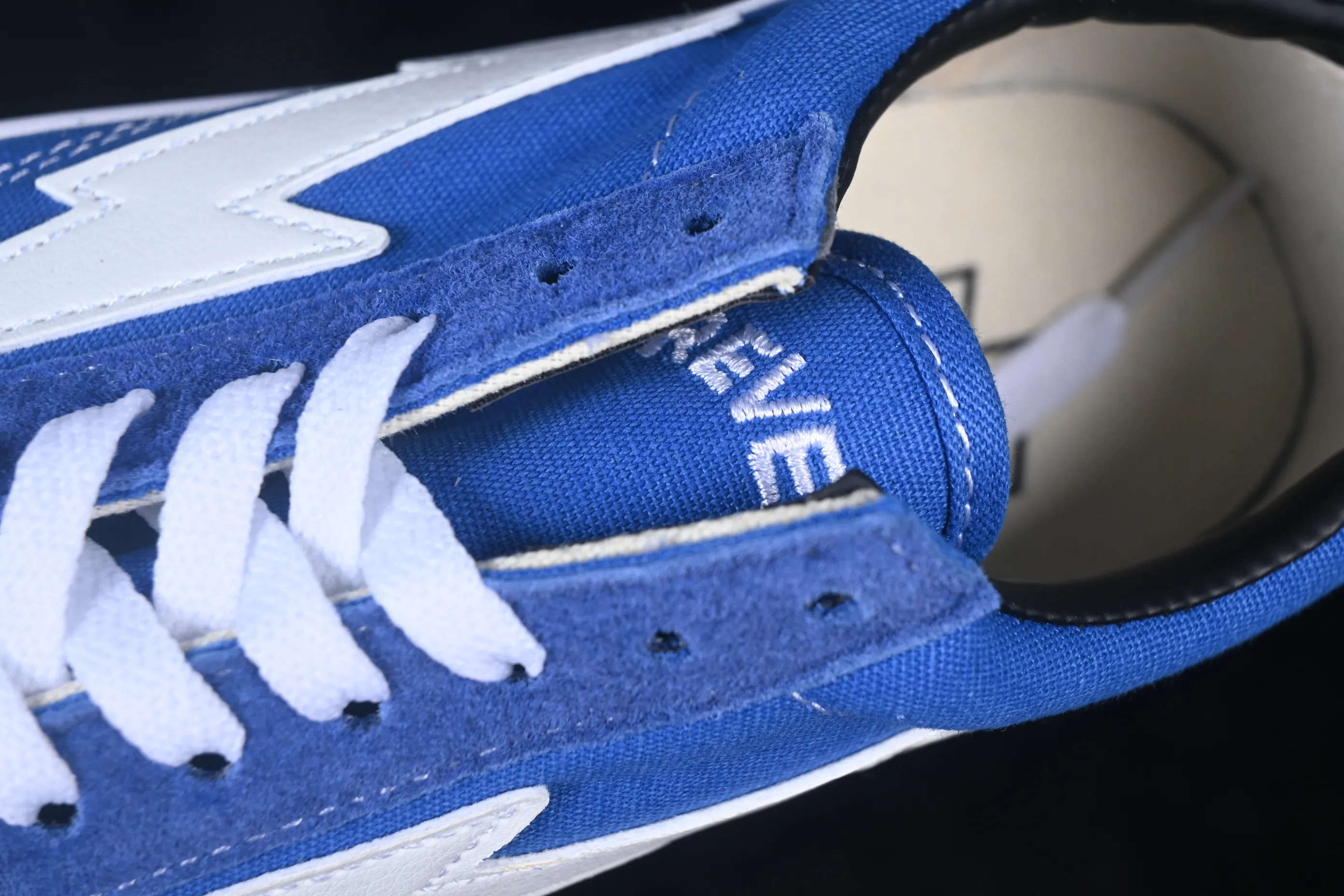 All categories Vans Vans series Vans Low Vans low-top Revenge x Storm Old Skool Lightning joint low-top casual sneakers blue and white